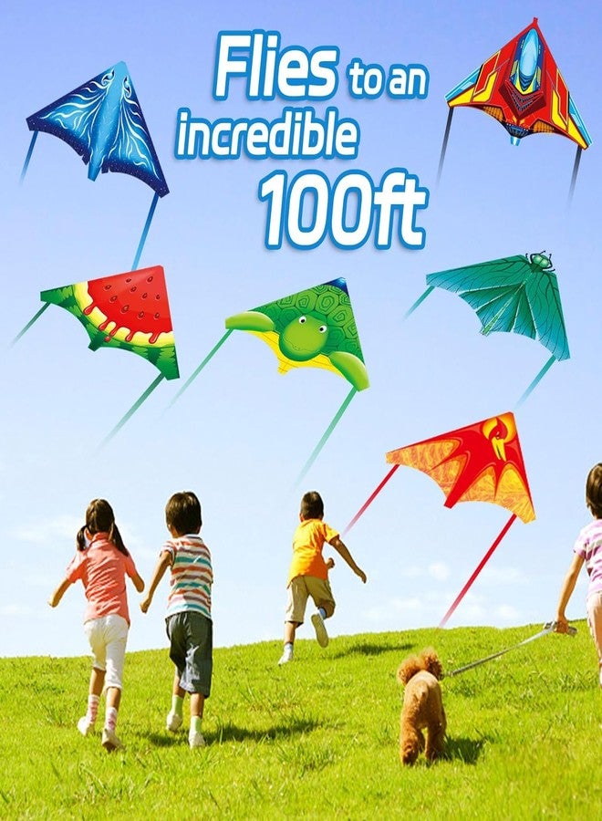 Hymaz 6 Pack Mini Kites for Kids Adults, Finger Launcher Kite for Age 3-5 4-8 8-12, Kids Kites Easy to Fly Ejection Kite, Flying Glider Plane Toys for Beach Outdoor Games Gift - Image 3